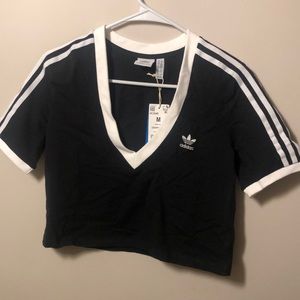Adidas cropped tee unworn